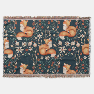 Cottagecore Fox Aesthetic Blanket