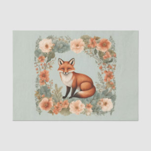 Cottagecore Fox Decoupage Tissue Paper