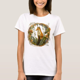 Cottagecore Fox Vintage T-Shirt