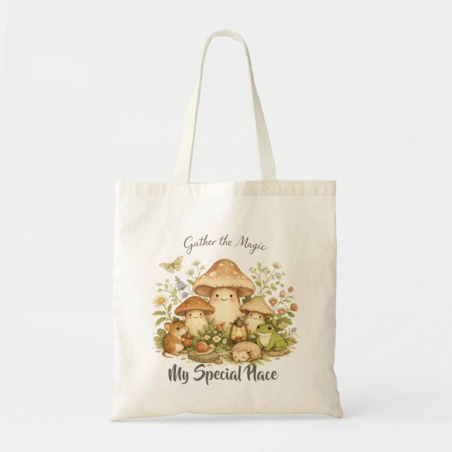 Cottagecore Friends Personalized Tote Bag (Front)