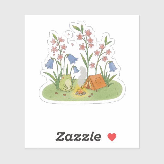 Cottagecore Frog Camping (Sheet)