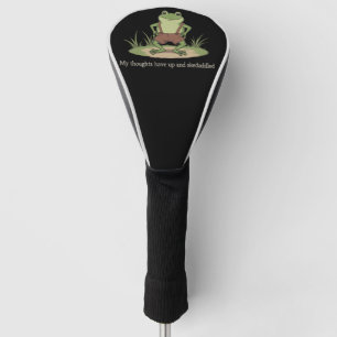 Cottagecore Frog Skedaddle Funny Sarcastic Golf Head Cover