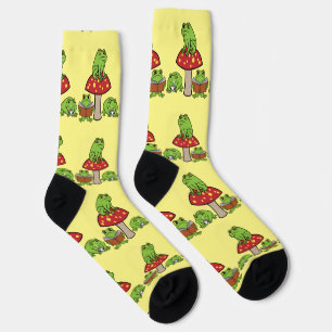 Cottagecore Frogs Thunder_Cove Socks