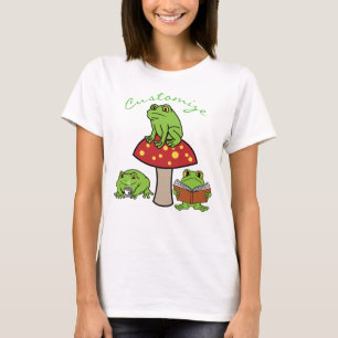 Cottagecore Frogs Thunder_Cove  T-Shirt