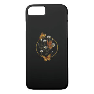 Cottagecore Goblincore Fairycore Graphic Flower Bu iPhone 8/7 Case