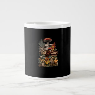 Cottagecore  Goblincore Mushroom Foraging Large Coffee Mug