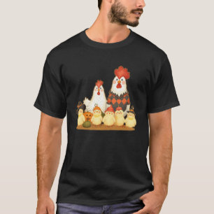 Cottagecore Halloween Chicken Family Costumes for T-Shirt