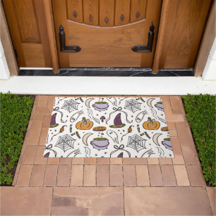Cottagecore Halloween Pattern Doormat