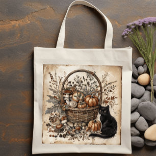 Cottagecore Harvest Tote Bag