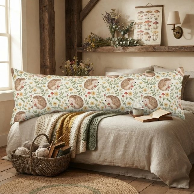Cottagecore Hedgehog Body Cushion (Creator Uploaded)