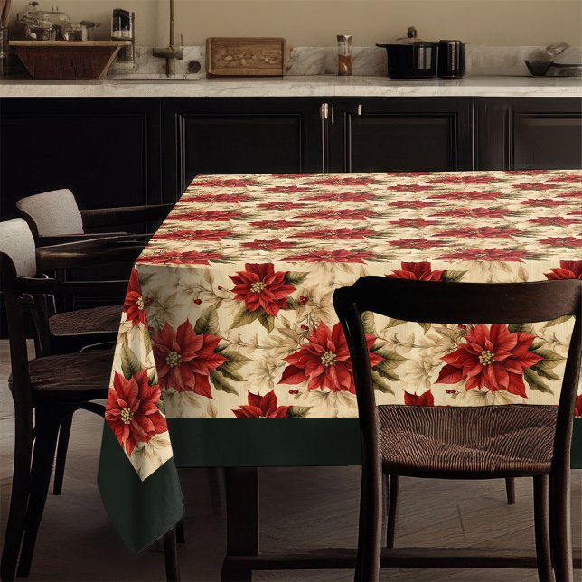 Cottagecore Holiday Tablecloth Vintage Elegance (Cottagecore Holiday Tablecloth Vintage Elegance)