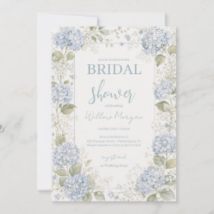 cottagecore Hydrangea Bridal Shower Invitation