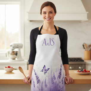 Cottagecore Lavender Butterfly Mother's Day Gift Apron