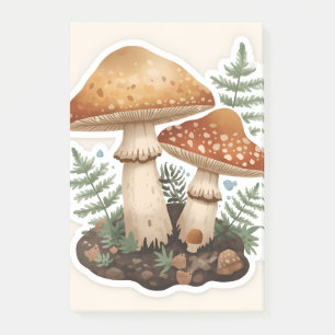 Cottagecore Mushroom Botanical Nature Aesthetic No Post-it Notes