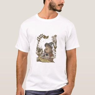 Cottagecore Mushroom Botanical Witchy Frog Goblinc T-Shirt