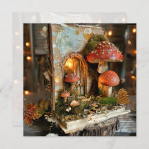 Cottagecore Mushroom Fairy Book Scrapbook Journal