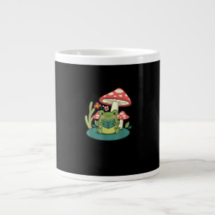 Cottagecore Mushroom Forest Toad Goblincore Mycolo Large Coffee Mug