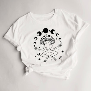 Cottagecore Mushroom Frog Fairycore T-Shirt