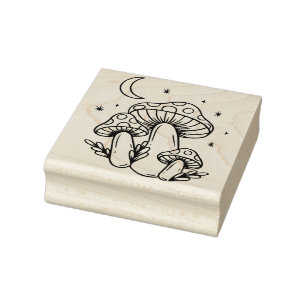 Cottagecore Mushroom Stamp