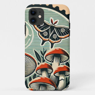 Cottagecore Mushrooms iPhone 11 Case