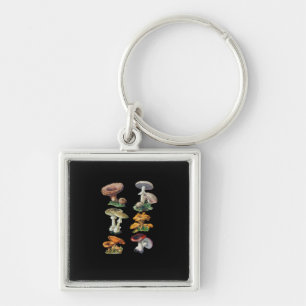 Cottagecore Mushrooms Goblincore Aesthetic Mushroo Key Ring