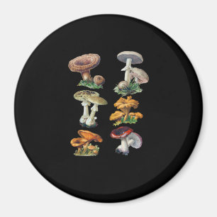Cottagecore Mushrooms Goblincore Aesthetic Mushroo Magnet
