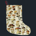 Cottagecore Mushrooms Vintage Naturalist Small Christmas Stocking<br><div class="desc">Cottagecore Mushrooms Vintage Naturalist</div>
