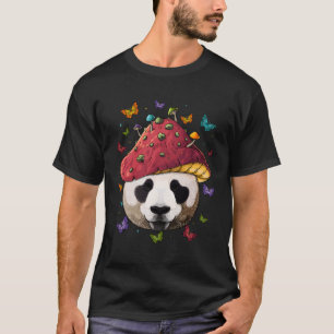 Cottagecore Panda Aesthetic Mushroom Goblincore T-Shirt