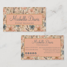 Cottagecore Pink Blue Floral Vintage Stitch