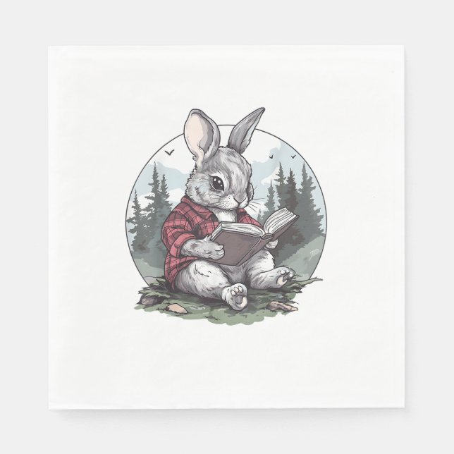 Cottagecore Rabbit _1 Napkin (Front)