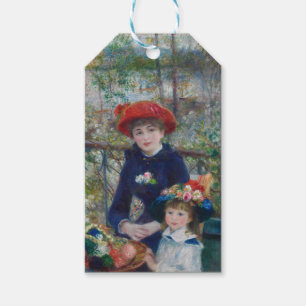 Cottagecore Renoir Sisters Garden Landscape Gift Tags