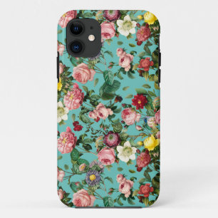 Cottagecore rose pattern iPhone 11 case