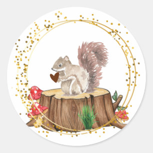 Cottagecore Squirrel Sticker