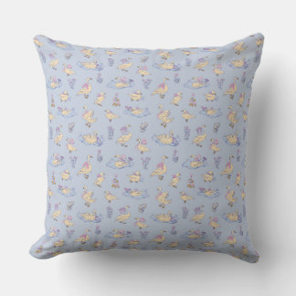 Cottagecore Storybook Ducks & Swans Lavender Cushion