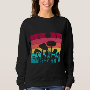 Cottagecore Sweatshirt Mushroom Aesthetic Retro