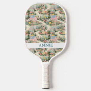 Cottagecore Valley Personalised Pickleball Paddle