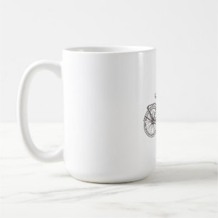 Cottagecore Vintage Bicycle Flower Basket Mug