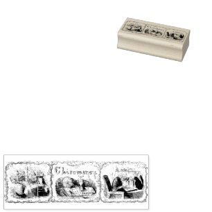 Cottagecore Vintage Chiromancy Rubber Stamp