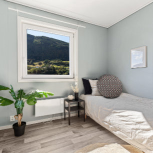 Cottagecore watercolor flowers grey pattern round cushion