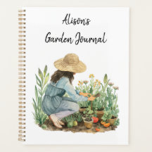 Cottagecore Watercolor Garden Planner