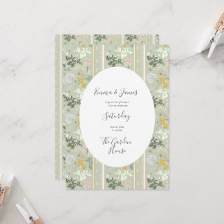 Cottagecore Wedding Invitation | Wildflower Floral