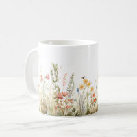 Cottagecore Wildflower Coaster Vintage Floral