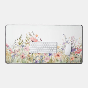 Cottagecore Wildflower Deskmat Floral 