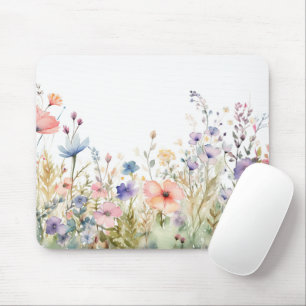 Cottagecore Wildflower Deskmat Floral  Mouse Mat