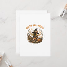 Cottagecore Witch Bee Happy Halloween