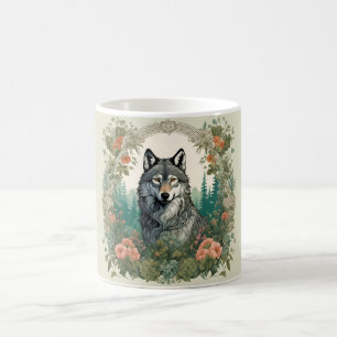 Cottagecore Wolf Coffee Mug