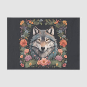Cottagecore Wolf Decoupage Tissue Paper