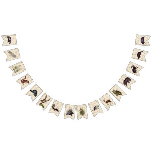 Cottagecore Woodland Animal Bunting Bunting