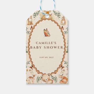 Cottagecore Woodland Baby Shower Forest Gift Tags