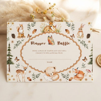 Cottagecore Woodland Baby Shower Invitation Forest